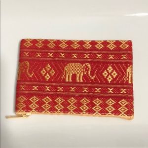 Embroidery Elephant Coin purse
